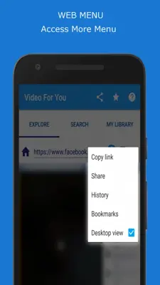 Video Downloader For You android App screenshot 1